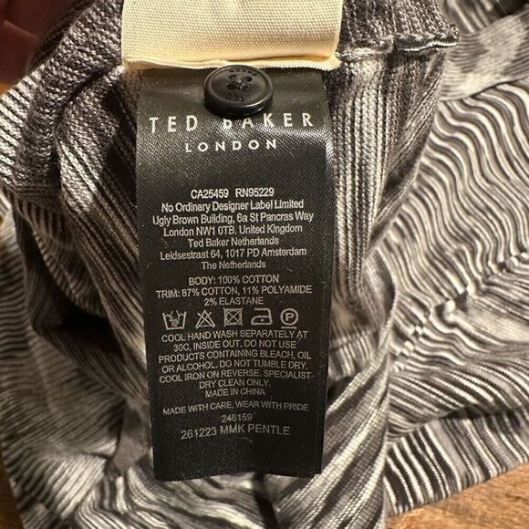 NWT Ted Baker Pentle Striped Knitted Polo - Picture 5 of 5